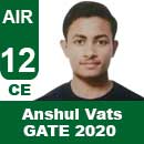ANSHUL-VATS-GATE-2020-Topper--AIR12-CE