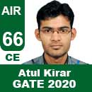 Atul-Kirar--GATE-2020-Topper-AIR66-CE