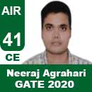 Neeraj-Agrahari-GATE-2020-Topper-AIR41-CE